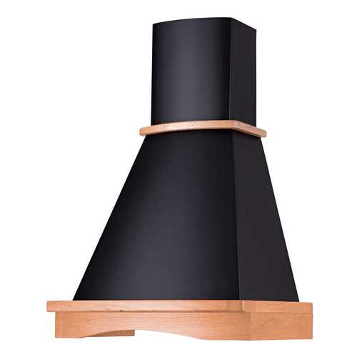 Вытяжка купольная Korting KHC 6740 RN Wood Black/Brown в Юлмарт