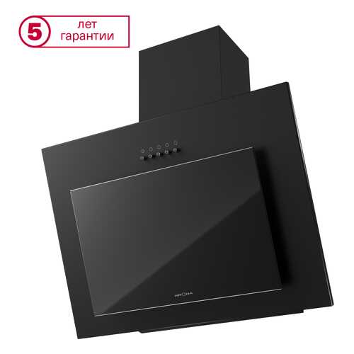 Вытяжка наклонная Krona Freya 600 PB Black в Юлмарт